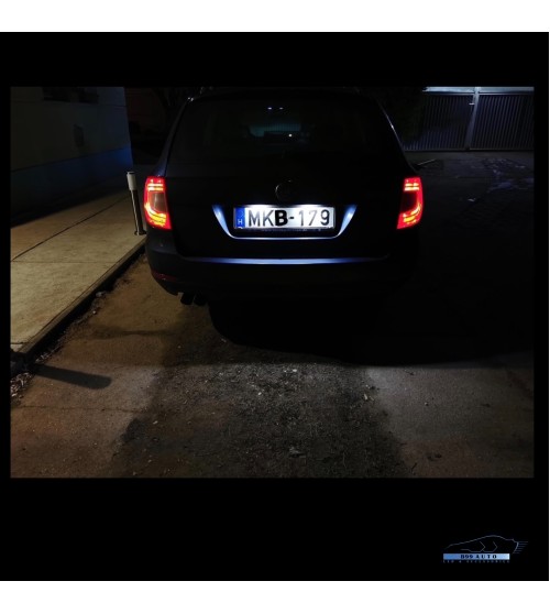 Skoda/Volkswagen/Seat LED Rendszámtábla világítás foglalattal (Skoda/Volkswagen/Seat)